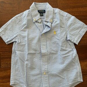Polo by Ralph Lauren White and Blue Striped Shirt